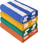 Utopia Towels Cabana Stripe Beach Towel (Pack of 4)